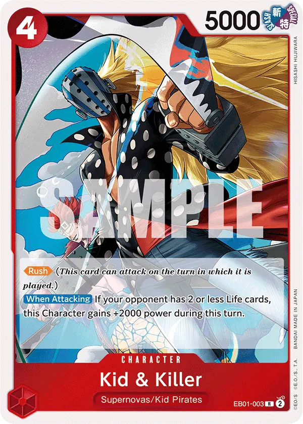 Carta Kid & Killer EB01-003