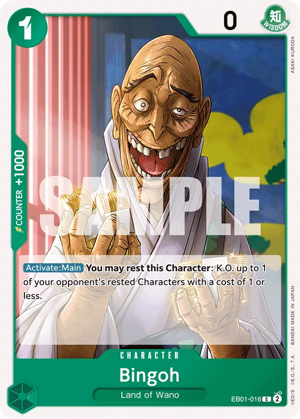 Bingoh EB01-016 card