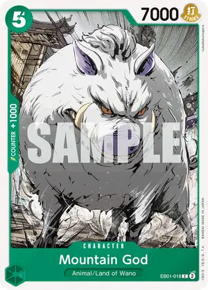 Carta Mountain God EB01-018