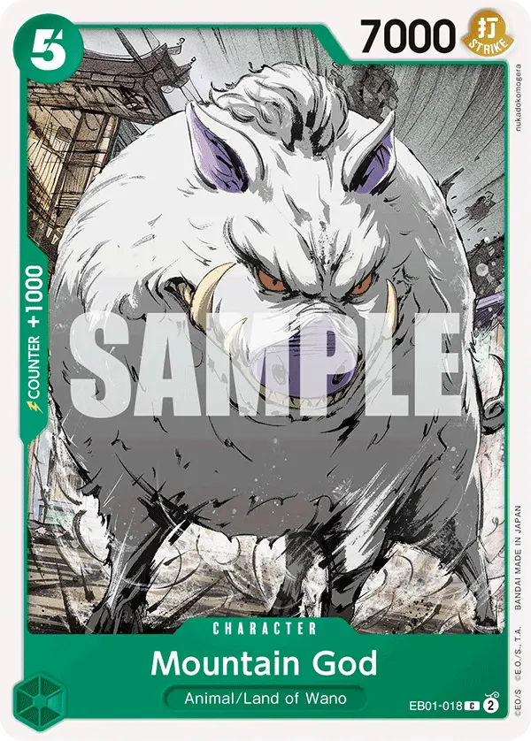 Mountain God EB01-018 card