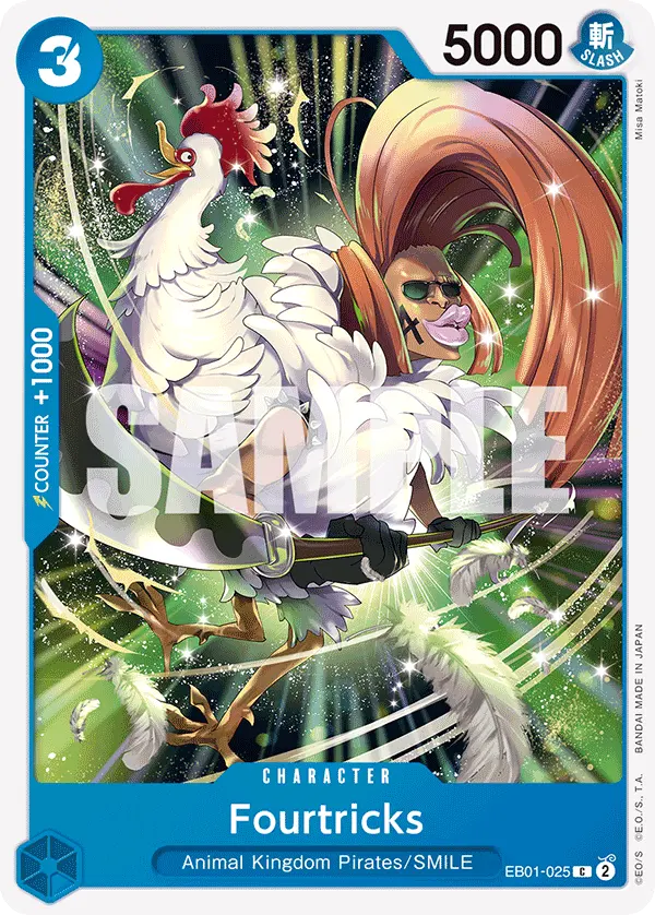 Fourtricks EB01-025 card