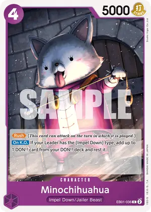 Carta Minochihuahua EB01-036