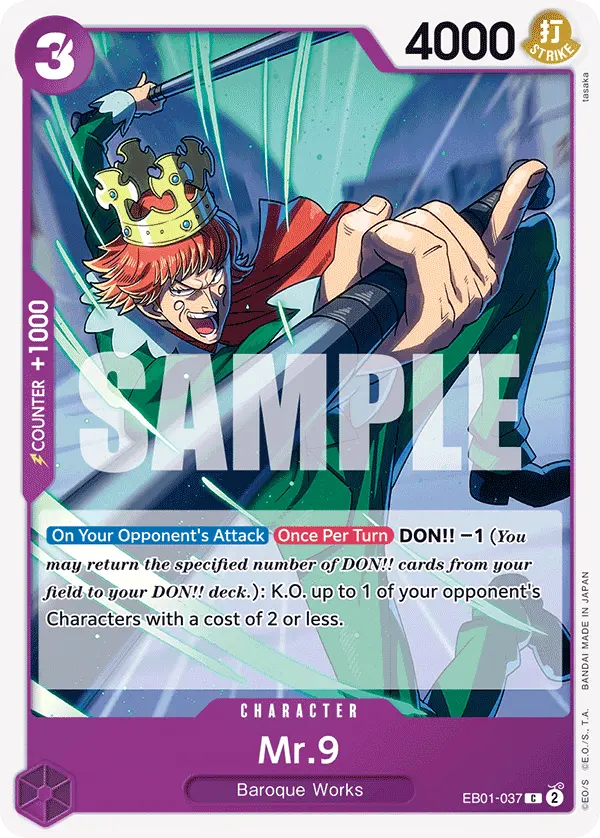 Carta Mr. 9 EB01-037
