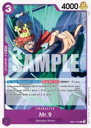 Carta Mr. 9 EB01-037