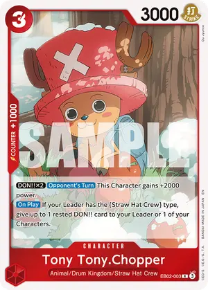 Carta Tony Tony.Chopper EB02-003