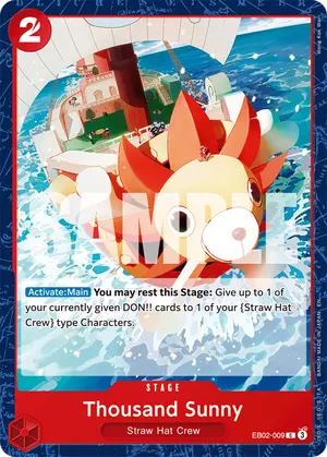 Carta Thousand Sunny EB02-009