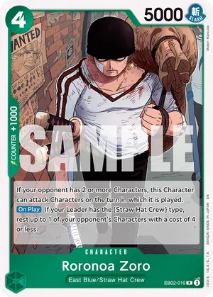 Carta Roronoa Zoro EB02-019