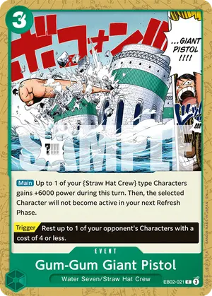 Carta Gum-Gum Giant Pistol EB02-021