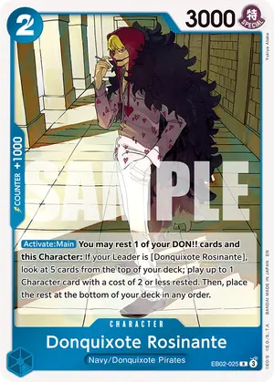 Carta Donquixote Rosinante EB02-025