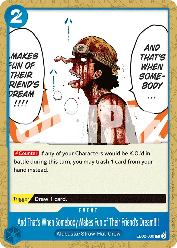 Carta And That's When Somebody Makes Fun of Their Friend's Dream!!!! EB02-030