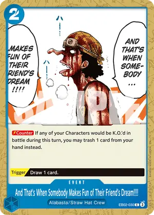 Carta And That's When Somebody Makes Fun of Their Friend's Dream!!!! EB02-030