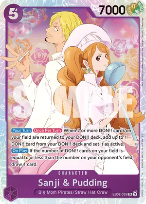 Carta Sanji & Pudding EB02-035