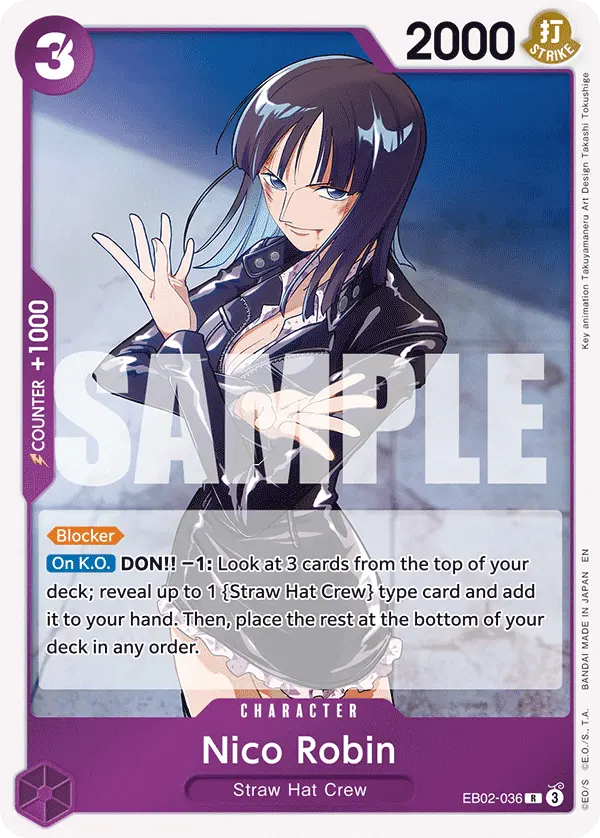 Carta Nico Robin EB02-036