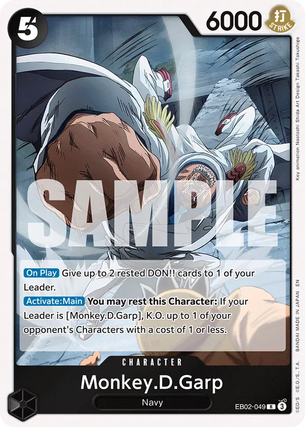 Carta Monkey.D.Garp EB02-049
