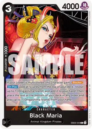 Carta Black Maria EB03-044