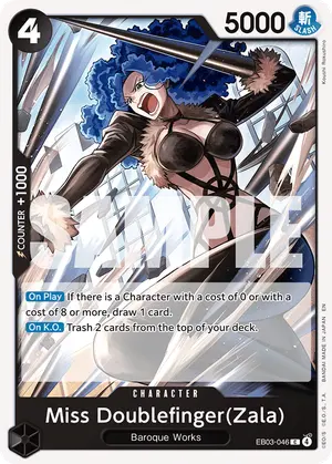 Carta Miss Doublefinger(Zala) EB03-046