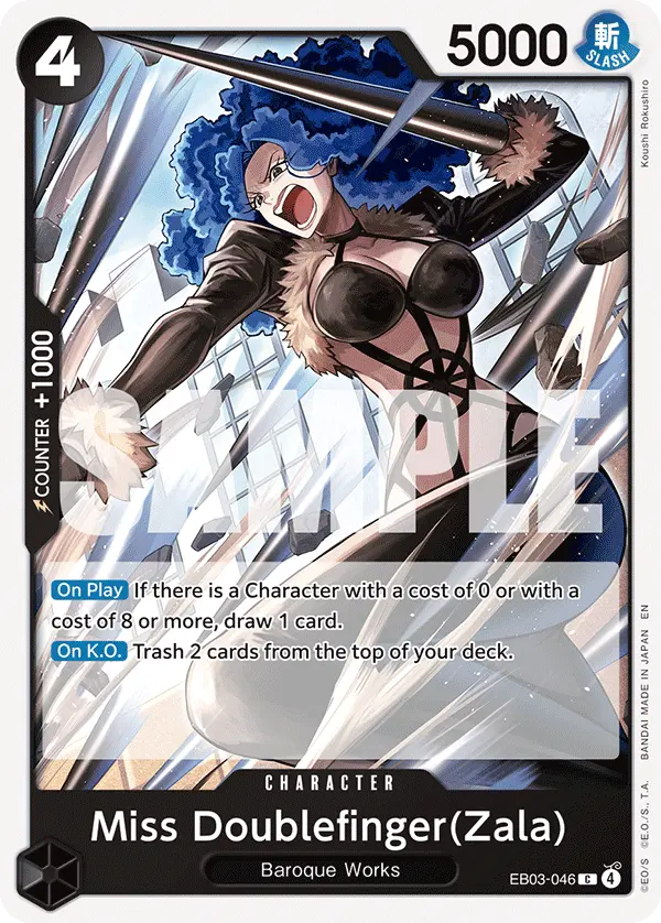 Miss Doublefinger(Zala) EB03-046 card