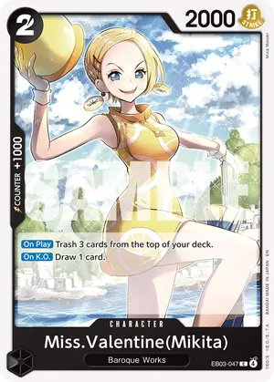 Carta Miss.Valentine(Mikita) EB03-047