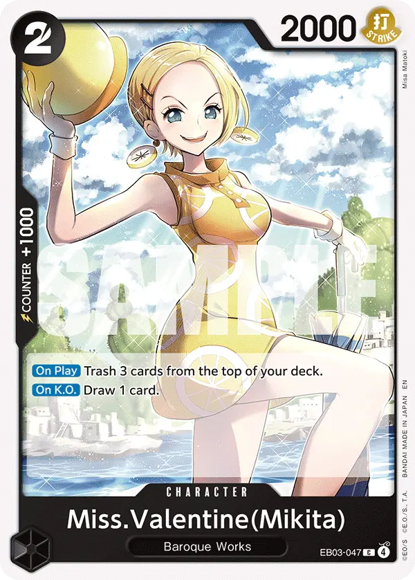 Carta Miss.Valentine(Mikita) EB03-047