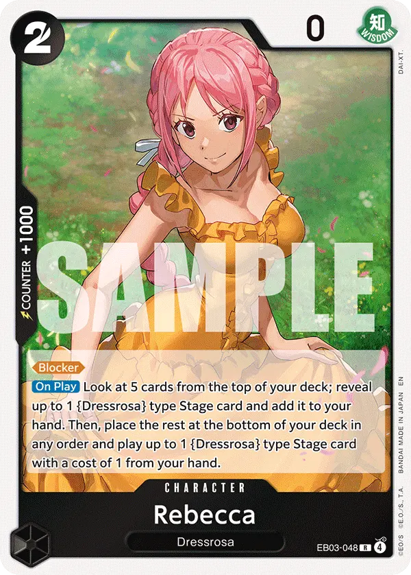 Rebecca EB03-048 card