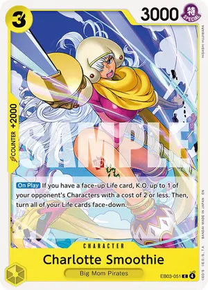 Carta Charlotte Smoothie EB03-051