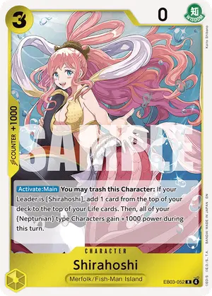 Carta Shirahoshi EB03-052