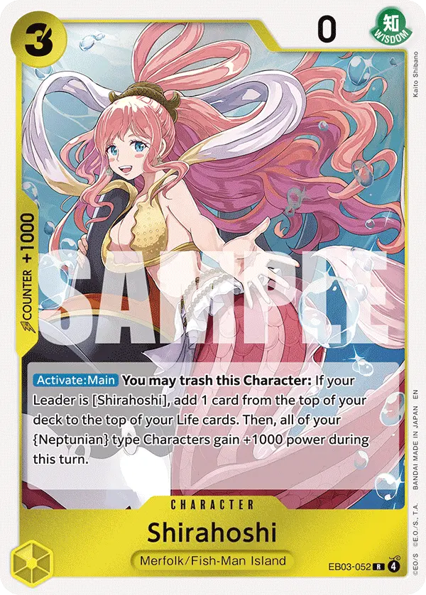 Shirahoshi EB03-052 card