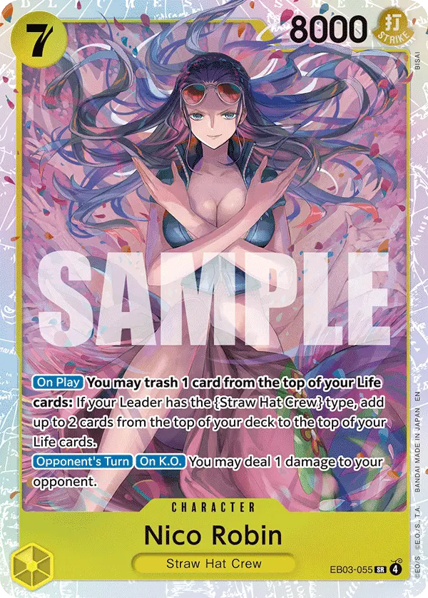 Carta Nico Robin EB03-055