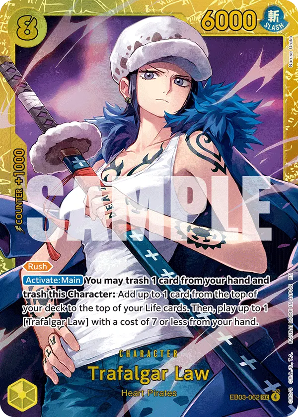 Trafalgar Law EB03-062 card