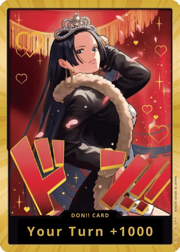 Carta DON!! Card (Boa Hancock) (Gold)