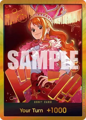 Carta DON!! Card (Nami) (Gold)
