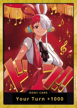 Carta DON!! Card (Uta) (Gold)