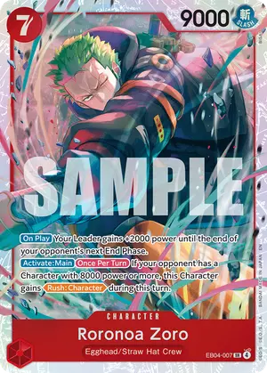 Carta Roronoa Zoro EB04-007