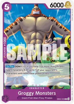 Carta Groggy Monsters EB04-033