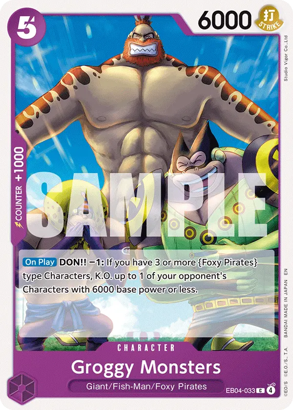Carta Groggy Monsters EB04-033