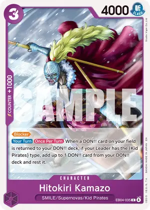 Carta Hitokiri Kamazo EB04-035