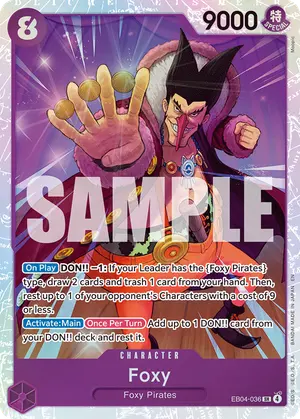 Carta Foxy EB04-036