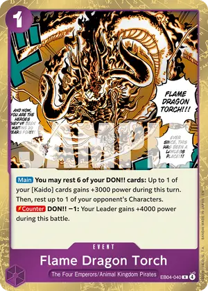 Carta Flame Dragon Torch EB04-040