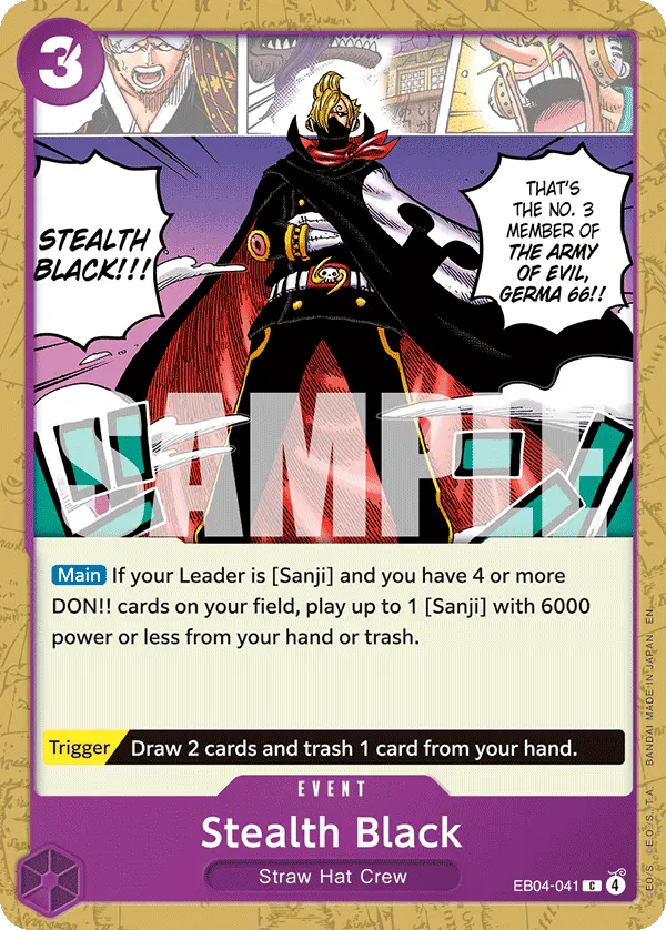 Stealth Black EB04-041 card