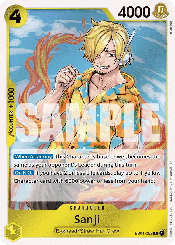 Carta Sanji EB04-052