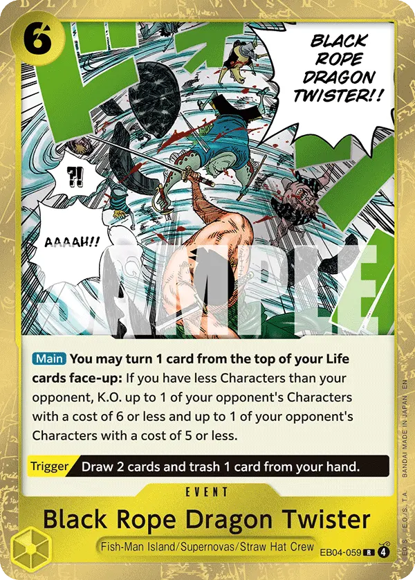 Carta Black Rope Dragon Twister EB04-059
