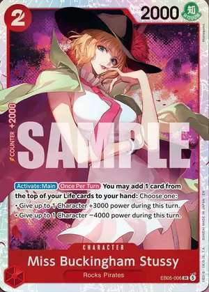Carta Miss Buckingham Stussy EB05-006