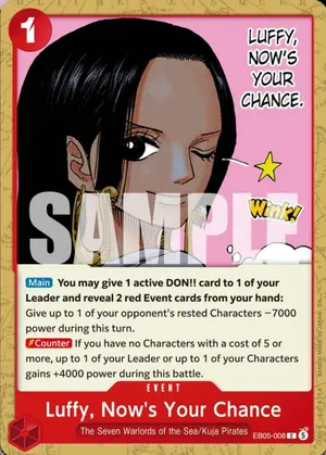 Carta Luffy, Now's Your Chance EB05-008