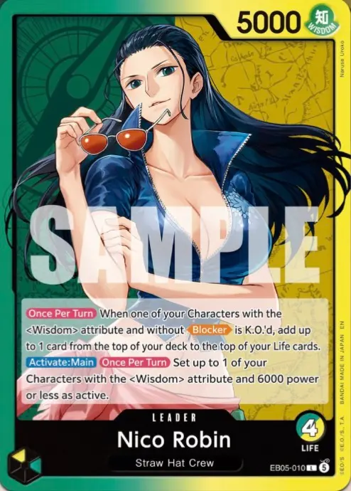 Nico Robin EB05-010 card