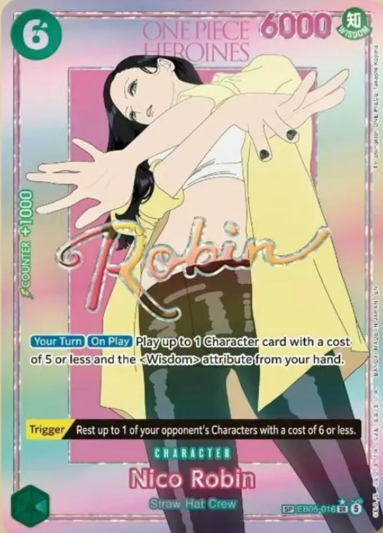 Nico Robin EB05-016 card