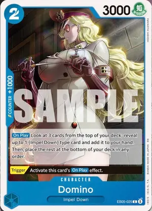Carta Domino EB05-025