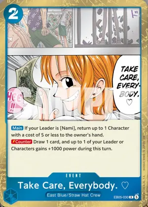 Carta Take Care, Everybody. ♡ EB05-030