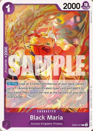 Carta Black Maria EB05-037