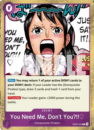 Carta You Need Me, Don't You?!!♡ EB05-040