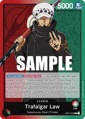 Carta Trafalgar Law OP01-002